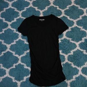 Black short sleeve workout shirt